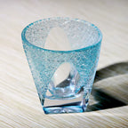 35ml Luxury Edo Kiriko Multi-Color Laser Engrave Soju Glass Cup Japanese Style Hand Cut Shot Glass Whiskey Tea Cups Saucers