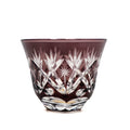 50 ml Handmade Japanese Style Purple Sake Glass for Cold Tea Liquor Soju Tasting Whisky