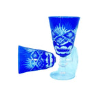 High Quality Stocked Cheap Cobalt Blue Shot Wine Glass
