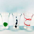 Printed Colored Shot Glasses 30 ml Cocktail Mixing Tequila Bomber Shot Glass