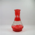 Hand Engraved Glass Hookah Bottle Hand Cutting Colored Glass Shisha Vase Glass Wine Bottle