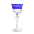 Czech Style Crystal Wine Glasses Stemware Goblet Multicolor Glass Cup Handmade Hand Carved Edo Kiriko Wedding Gift With Box