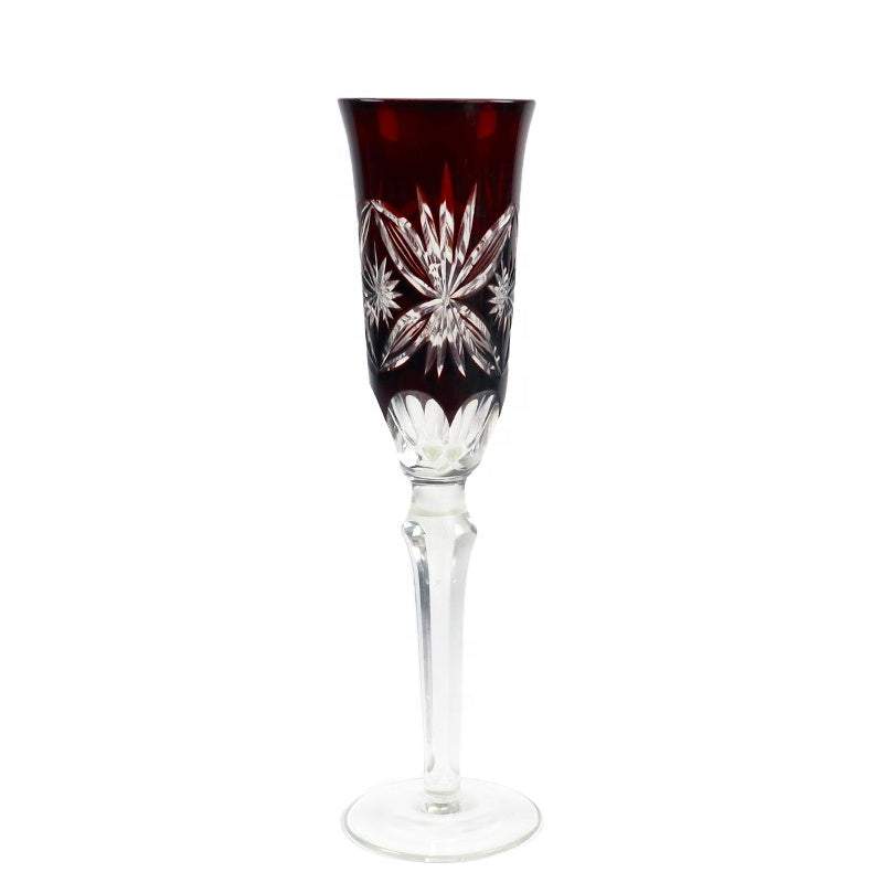 Modern Champagne Flutes Elegant Champagne Glasses 100% Lead Free Premium Crystal Hand Blown Crystal Champagne Flutes