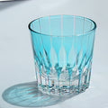 Clear Sky Blue 12oz Edo Kiriko Crystal Whiskey Glass Colored Drinkingware Gift Packing 1pc for Wedding/Party