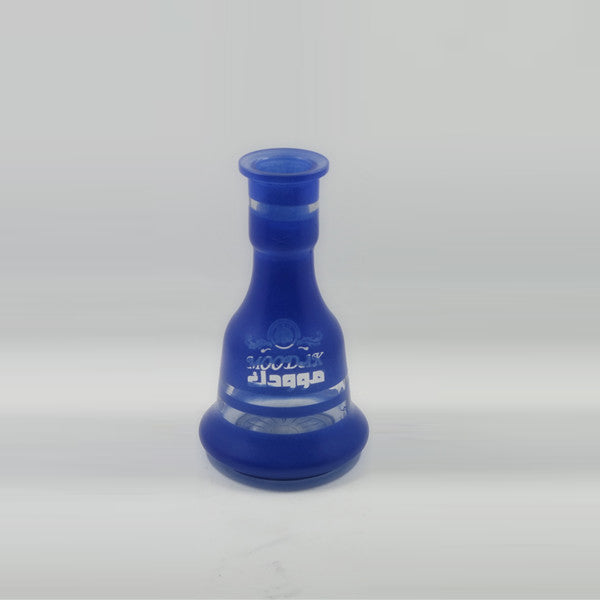 Hand Carved Black Color Glass Hookah Bottle Cutting Colored Glass Shisha Vase Glass Wine Bottle