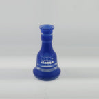 Hand Carved Black Color Glass Hookah Bottle Cutting Colored Glass Shisha Vase Glass Wine Bottle