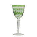 High Quality Edo Kiriko Stemware Wine Glass Handmade Champagne Flutes Hand Carved Glass Goblets Colorful Red Wine Glass Cup