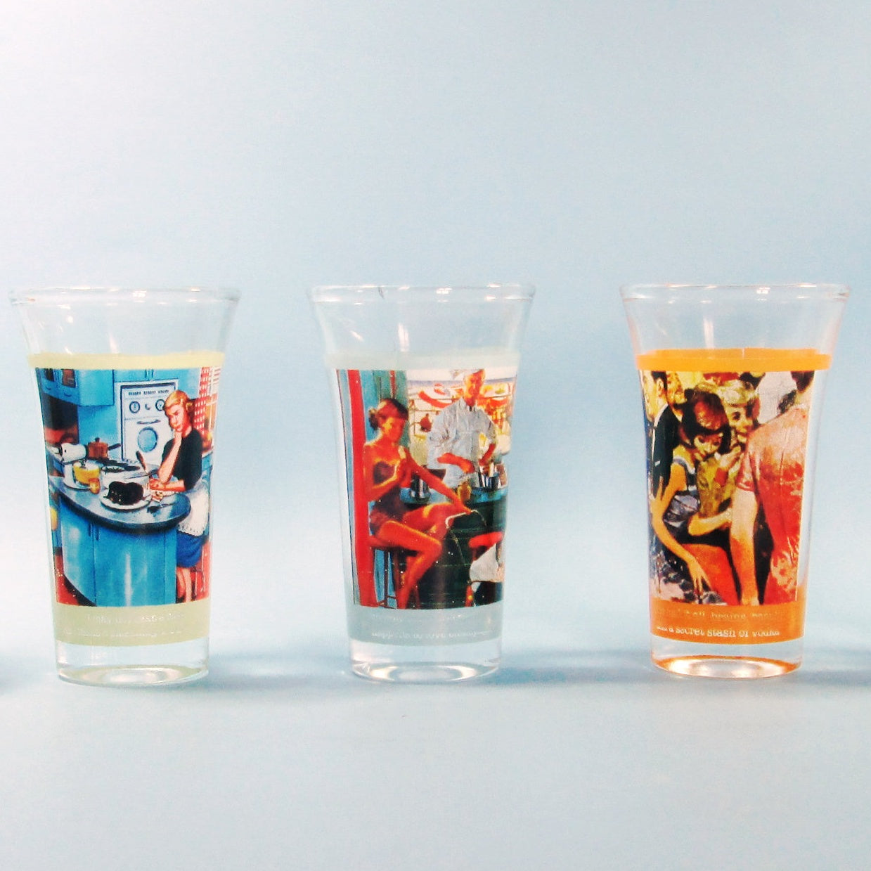 Printed Colored Shot Glasses 30 ml Cocktail Mixing Tequila Bomber Shot Glass