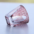 35ml Luxury Edo Kiriko Multi-Color Laser Engrave Soju Glass Cup Japanese Style Hand Cut Shot Glass Whiskey Tea Cups Saucers