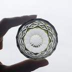 Traditional Japanese Hand Cut Glasses. Shot Glass for Sake Soju Colored Sake Cups Ideal for Wedding, Parties, Housewarming