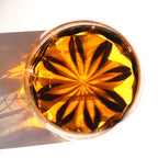 Large Capacity 12oz Gray Luxury Hand Cut Kiriko Whisky Glass Color Engraved Glass Luxury Whiskey Glass with Gift Box