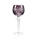 Stemware Purple Cased Wine Cup Cut to clear Vintage Cups for Table Wedding Wine Glasses
